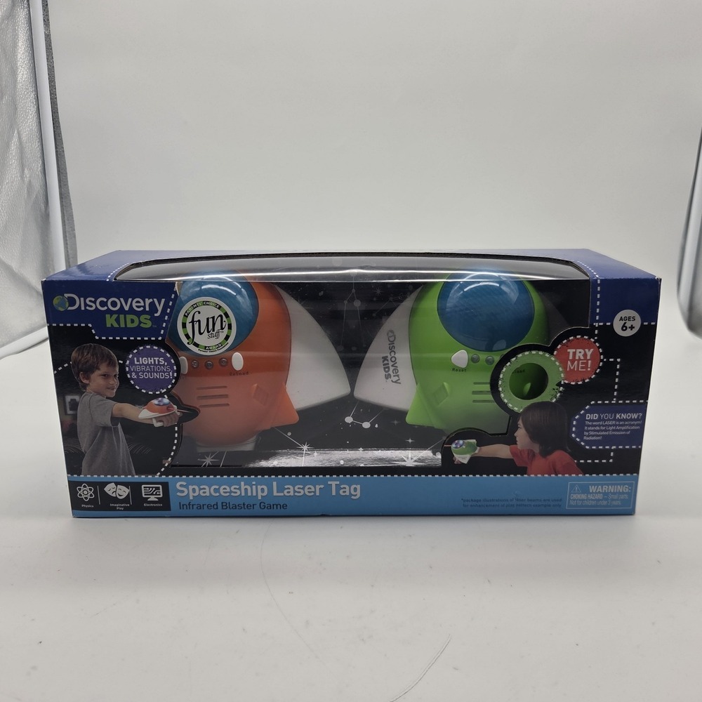 Discovery Kids Spaceship Laser Tag New Sealed (Batteries Dead)